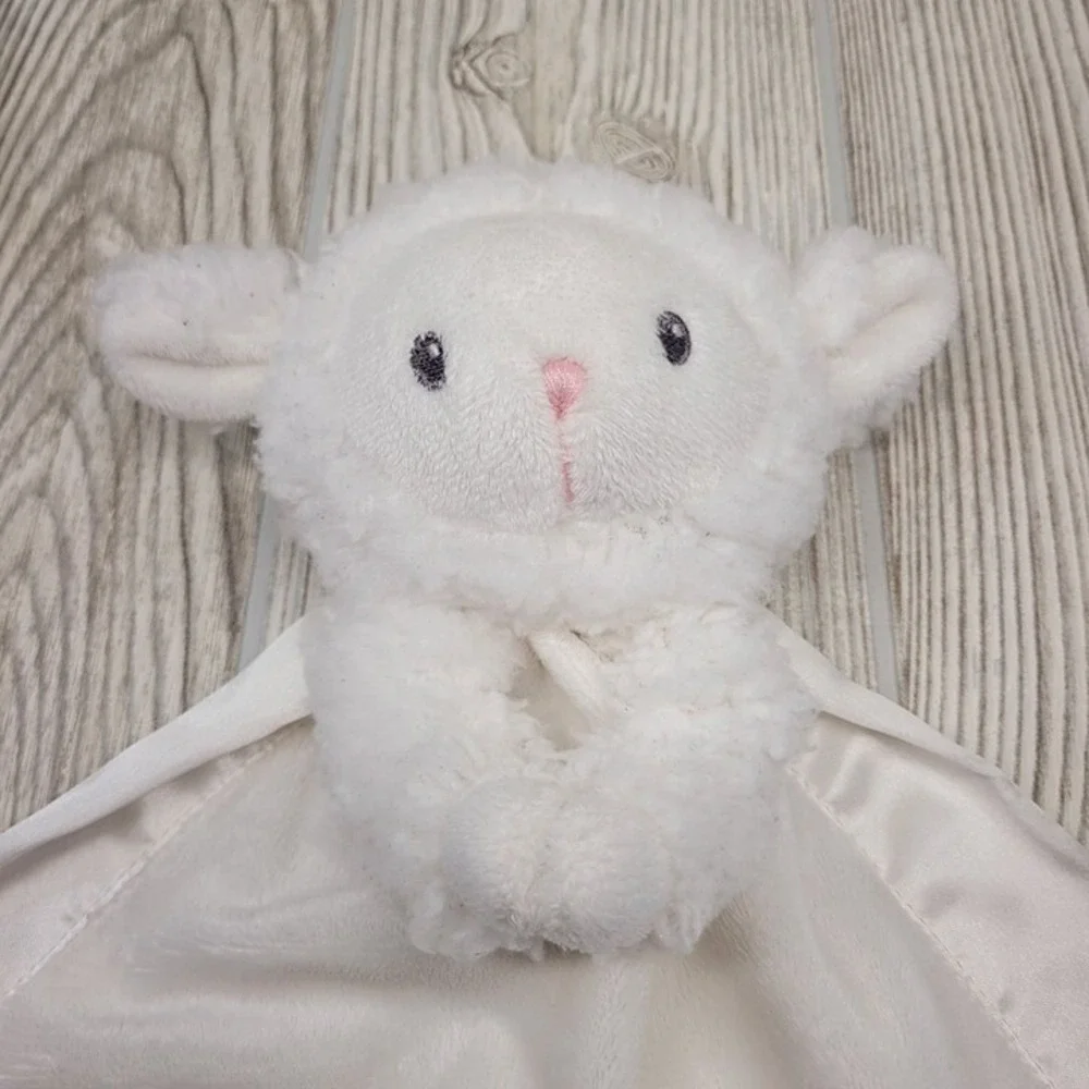 Baby Aspen Bedtime Blessings Plush Prayer Lamb Lovey Security Blanket Christenin